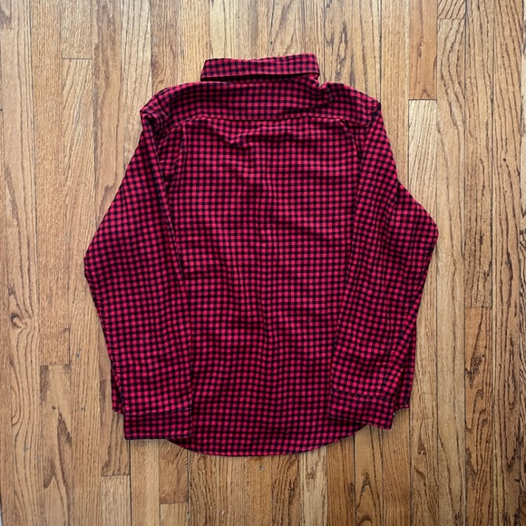 Goodfellow and Co. // Great Condition // Red and Black Gingham Button Up - Picture 2 of 3